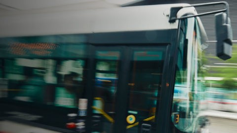 page banner - dynamic photo of a bus
