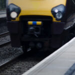 train arriving into platform