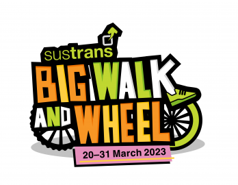 Sustrans Big Walk and Wheel logo image