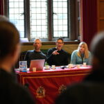 Pupils presenting to Ed Clancy OBE image