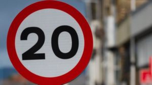 20 miles per hour road sign. Image Credit: Getty Images