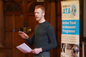 Ed Clancy OBE presenting image
