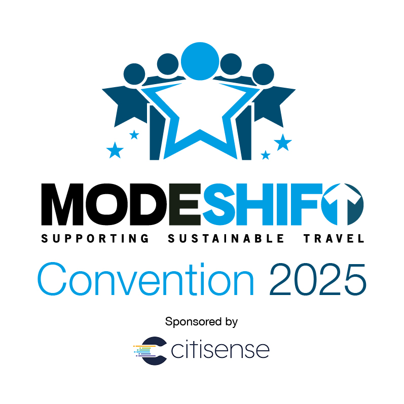 Modeshift Convention logo. Text reads: Sponsored by Citisense