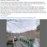 Screen shot of a social media post supporting Mode Shift Month 2025