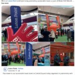 Screen shot of a social media post supporting Mode Shift Month 2025