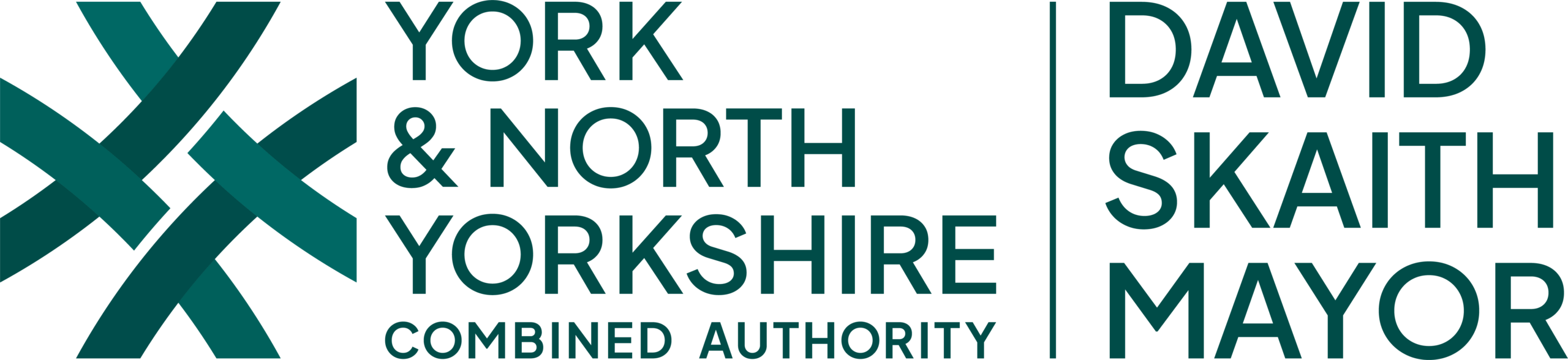 Logo of the York & North Yorkshire Combined Authority with "DAVID SKAITH MAYOR" text.